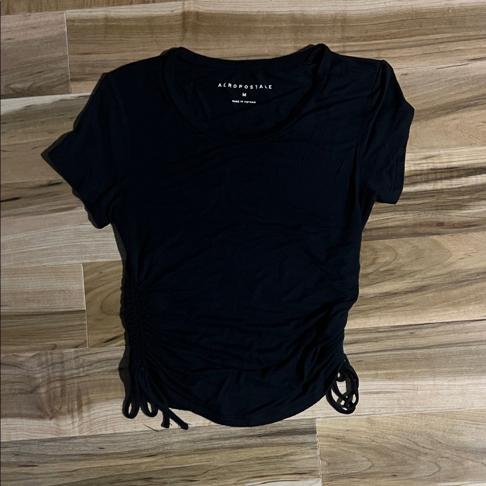 Aeropostale Classic Black Short Sleeve Tee
